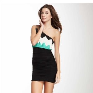 NBW One Shoulder Ruched Dress